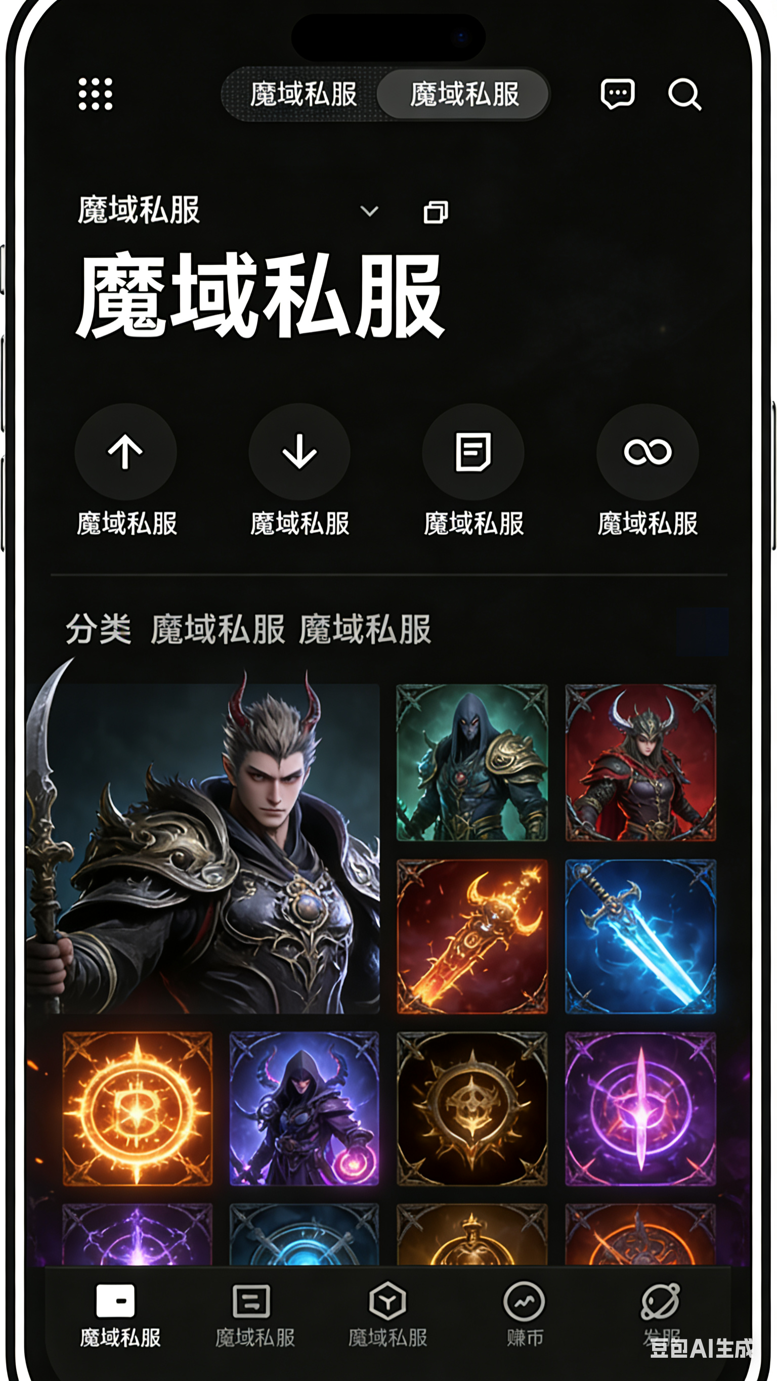 魔域私服幻兽出征面板